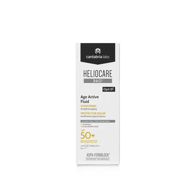 Heliocare 360° Age Active Fluid SPF 50, erittäin kevyt, 50 ml