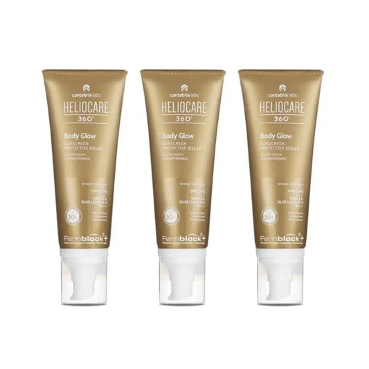 Heliocare 360º Body Glow, 3 x 100 ml 
