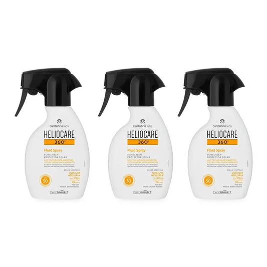 Heliocare 360º Fluid Spray SPF 50, 3 x 250 ml 