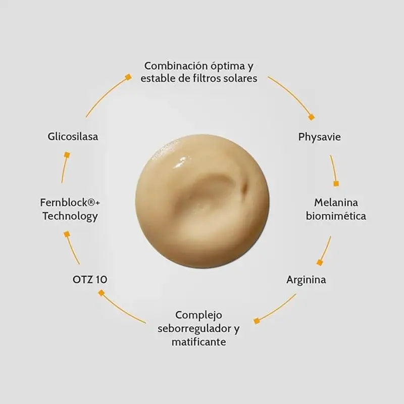 Heliocare 360º öljytön aurinkosuojageeli kasvoille, SPF 50+, 50 ml