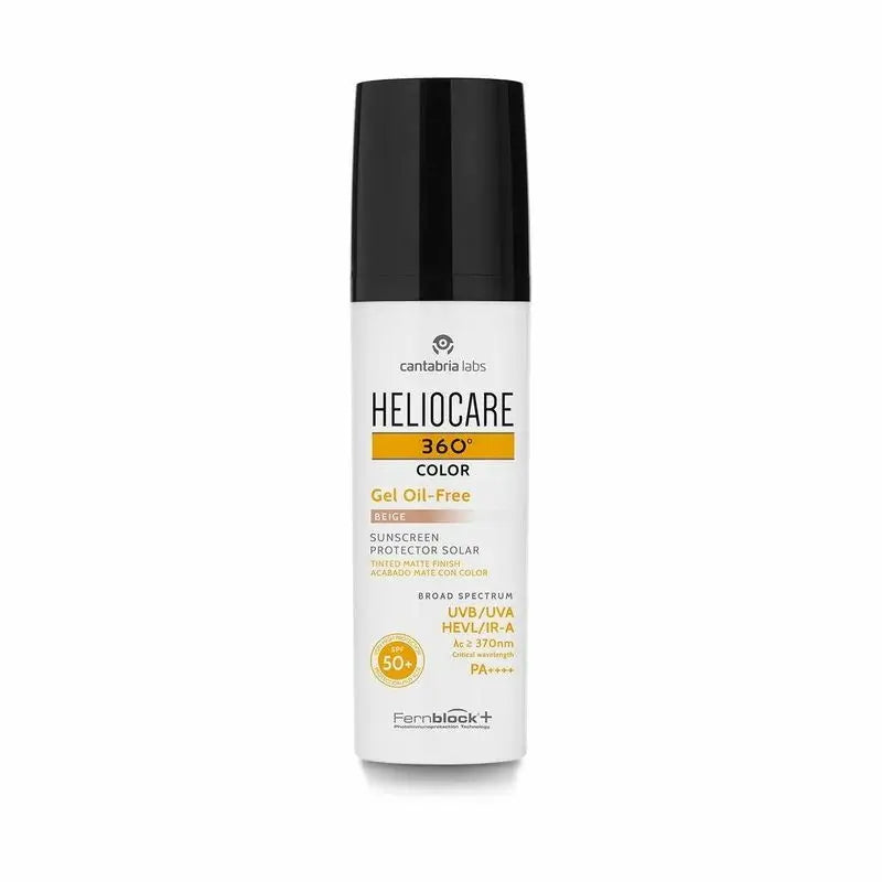Heliocare 360º Colour Gel Oil Free Beige Spf 50+ 50 Ml