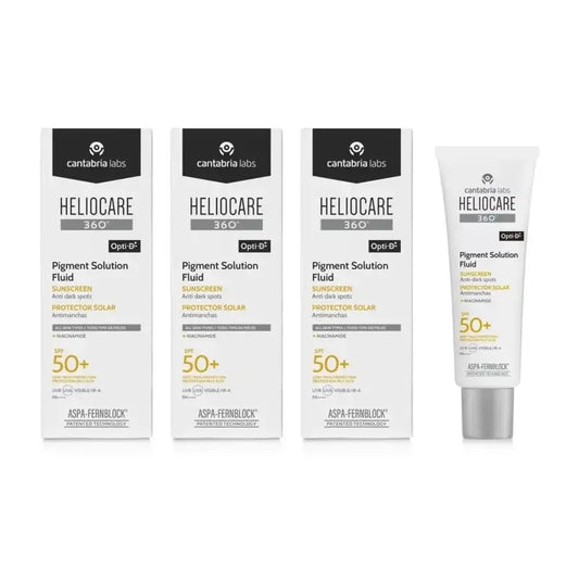 Heliocare 360º Pigment Solution Fluid SPF50+, 3 x 50 ml 