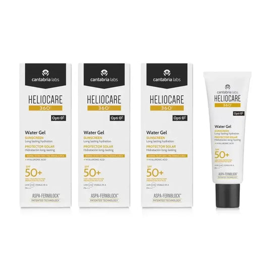 Heliocare 360º Water Gel SPF50+, 3 x 50 ml 