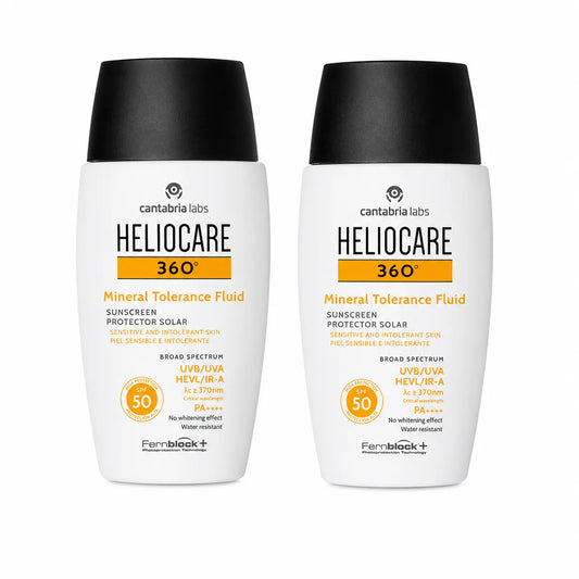 Heliocare Duplo  360º Mineral Tolerance Fluid SPF50, 2 x 50 ml