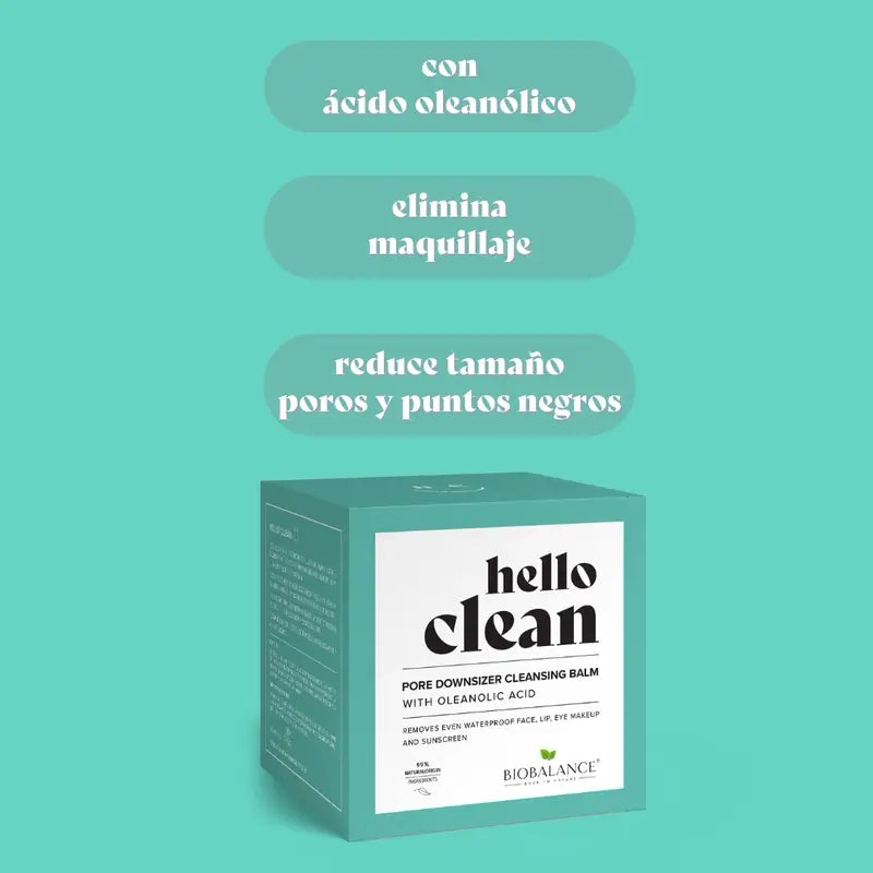 Hello Clean Bio Balance Pore Downsizer -puhdistusbalsami, sisältää oleaanihappoa, 100 ml