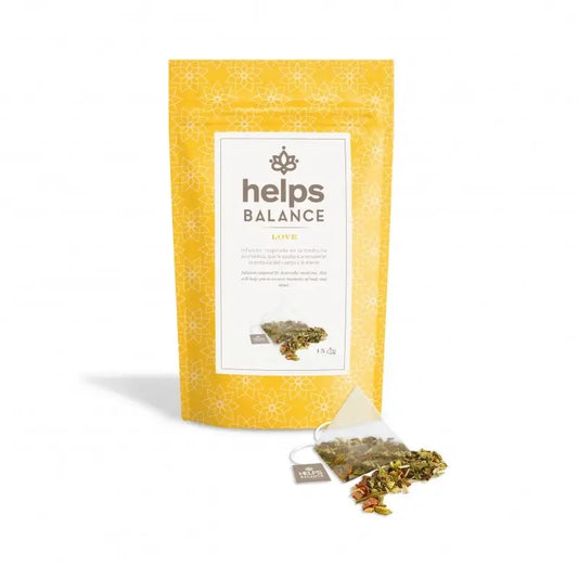 Helps Balance - Love Depurativa -ayurvedalainen teepussi, 15 pyramidimuotoista teepussia