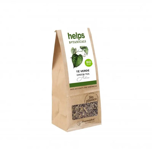 Helps Balance -luomuvihreä tee irtotavarana, 50 g