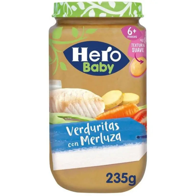 Hero Baby -purkki: Hero Baby -vihanneksia ja merluzaa, 235 g
