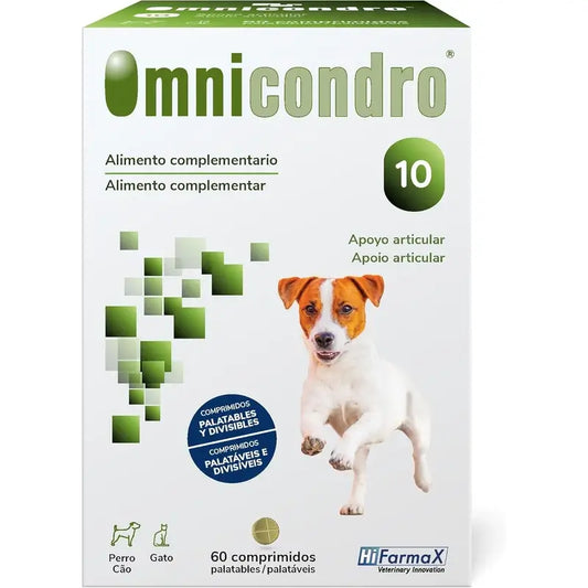 Omnicondro 10 - rustoa suojaava valmiste koirille, 60 tablettia