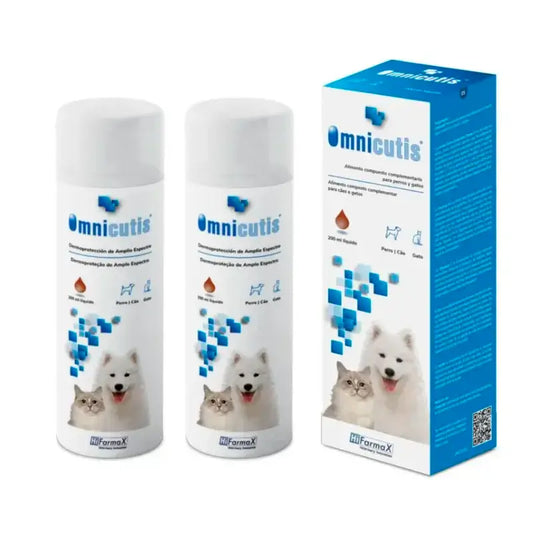 Omnicutis-nestemäinen, 2 x 200 ml:n pakkaus