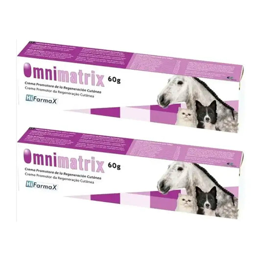 Omnimatrix-haavanhoitovoide, 2 x 60 g:n pakkaus