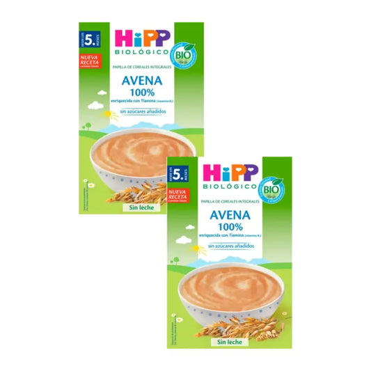 Hipp 100 % kaura – luomuviljapuuro, 2 x 200 gramman pakkaus