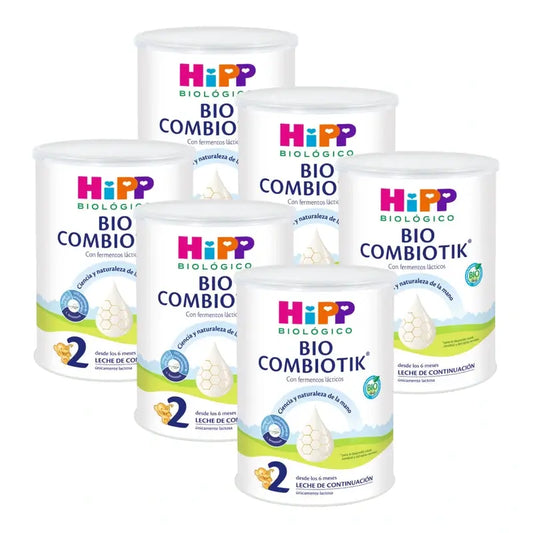 Hipp Combiotik 2, jatkomaitoseos, 6 x 800 g:n pakkaus