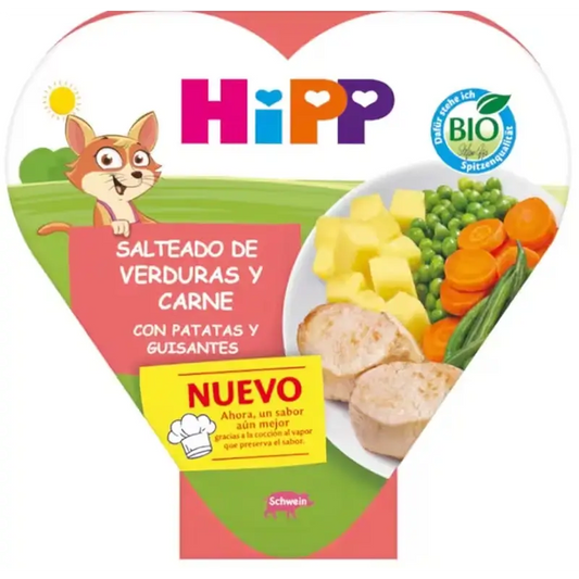 Hipp Sauteed Vegetables, Meat, Potatoes & Peas Organic, 250 G
