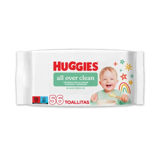 Huggies All Over Clean -pyyhkeet, 56 kpl