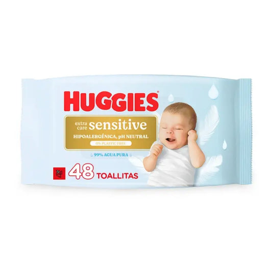 Huggies Extra Care Sensitive -pyyhkeet, 48 kpl
