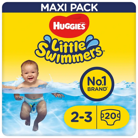 Huggies Little Swimmers Koko 2–3 (3–8 kg), uimahousut, 20 kpl