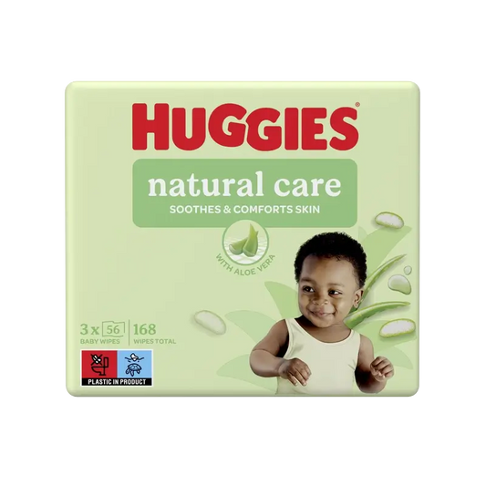 Huggies Natural Care -pyyhkeet, 168 kpl