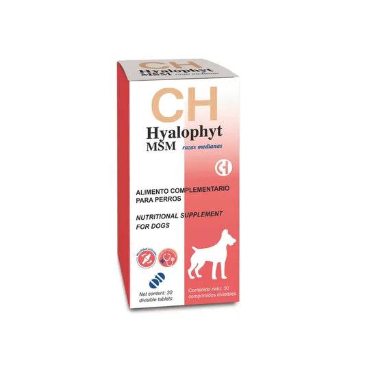 Chemical Hyalophyt MSM keskikokoisille roduille, 30 tablettia 