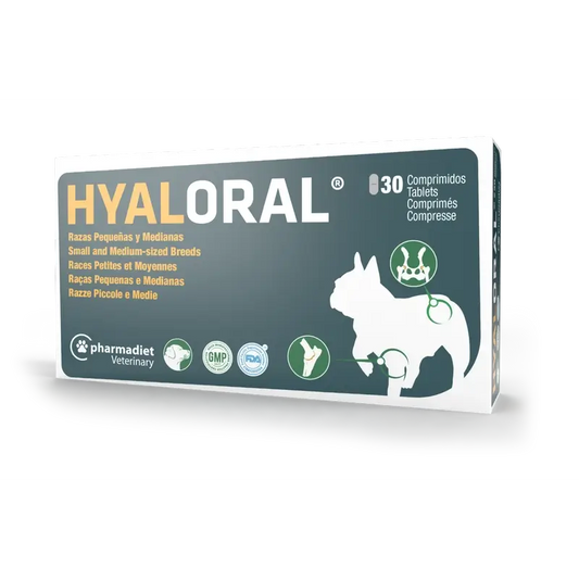 Hyaloral pienille ja keskikokoisille koirille, 30 tablettia