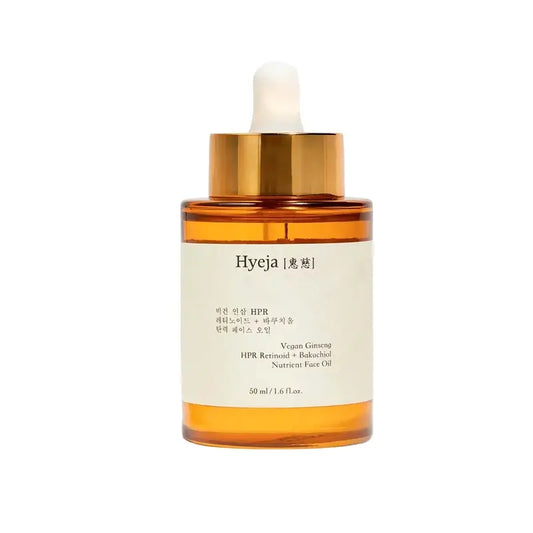 Hyeja Vegan Ginseng Hpr Retinoid + Bakuchiol -ravitseva kasvoöljy, 50 ml