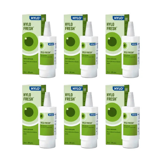 Hylo Fresh -silmätipat 10 ml, 6 kpl:n pakkaus