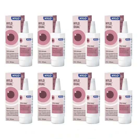 Hylo Dual -silmätipat 10 ml, 8 kpl:n pakkaus