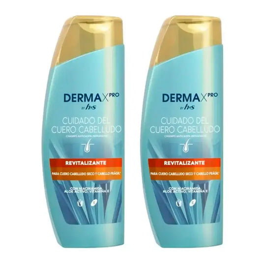 H&S Dermaprox Revitalize -shampoo, 2 x 300 ml:n pakkaus