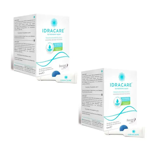 Idracare kosteuttava emätingeeli, 2 x 16 kanyylin pakkaus