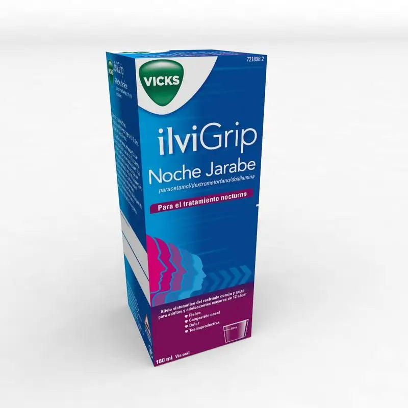 Ilvigrip Noche -siirappi, 180 ml