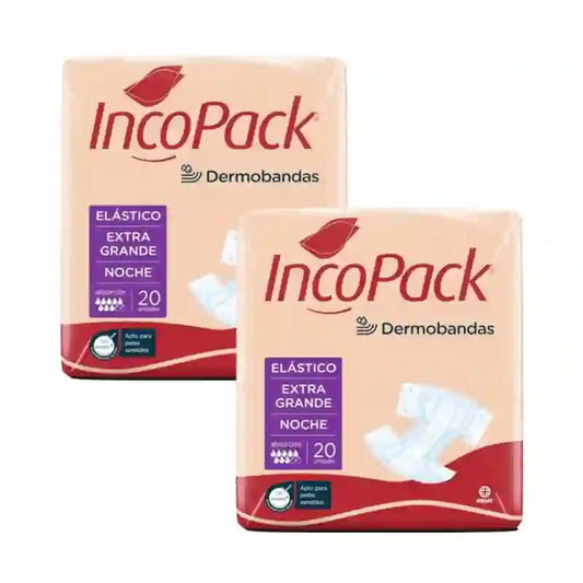 Incopack joustava yövaippa, koko XL, 2-pakkaus, 160 kpl.