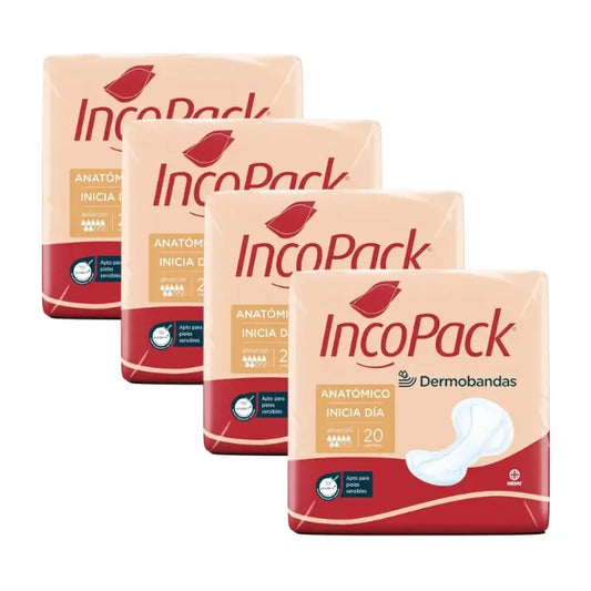 Incopack Inicia Anatomical Day , 80 units