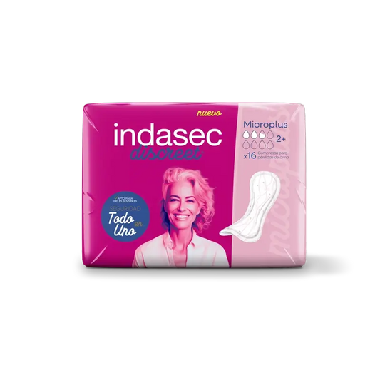 Indasec Discreet Micro Plus -inkontinenssisuojat, 16 kpl