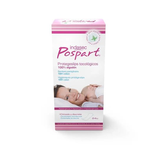 Indasec Pospart -synnytysliinat, 100 % puuvillaa, 24 kpl