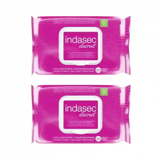 Indasec - intiimihygieniapyyhkeet, 2 x 30 kpl 