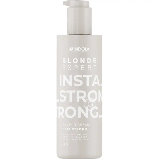 Indola Insta Strong -huuhtelematon hoitoaine ammattikäyttöön vaaleille hiuksille, 145 ml