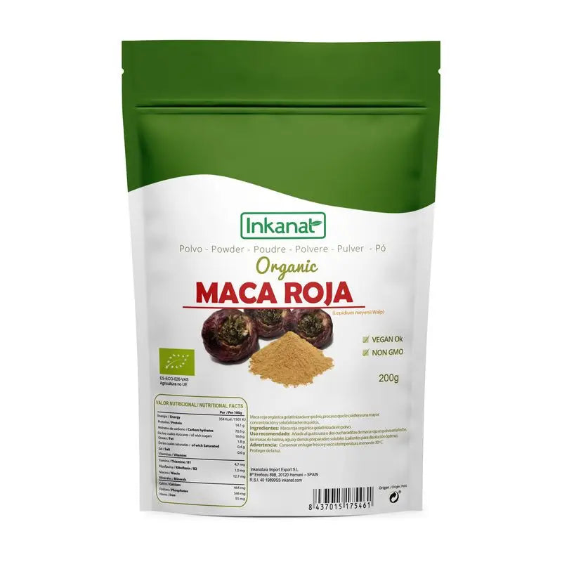 Inkanatura Punainen Maca-jauhe, 200 g