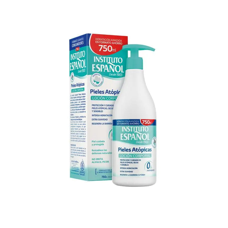Instituto Español - annostelija, voide atooppiselle iholle, 750 ml