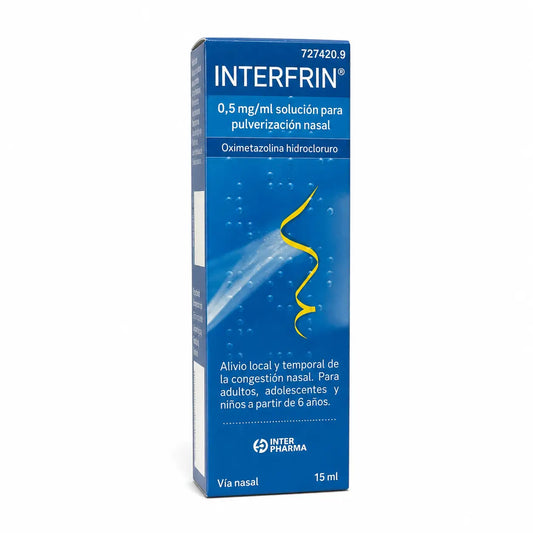 Interfrin 0,5 mg/ml nenäsumuteliuos, 15 ml