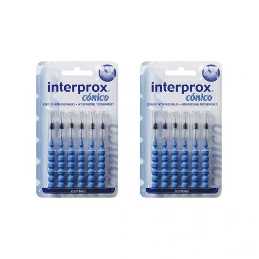 Interprox kartiomainen interproksimaalinen hammasharja, 2 x 6 kpl 