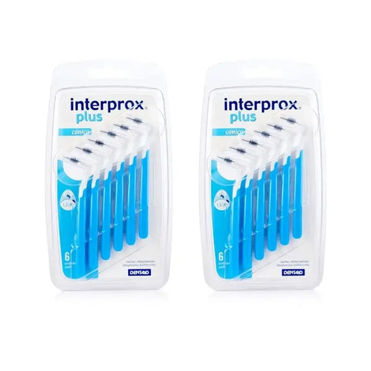 Interprox Plus kartiomainen interproksimaalinen hammasharja, 2 x 6 kpl 