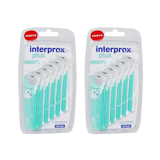 Interprox Plus -interproksimaalinen hammasharja, mikro, 2 x 6 kpl:n pakkaus 
