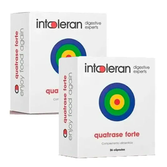 Intoleran Complemento Quatrase 10 000, pakkaus 2 x 36 kapselia