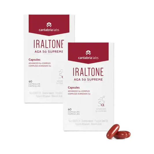 Iraltone Aga 5α Supreme , Pack 2 x 60 capsules
