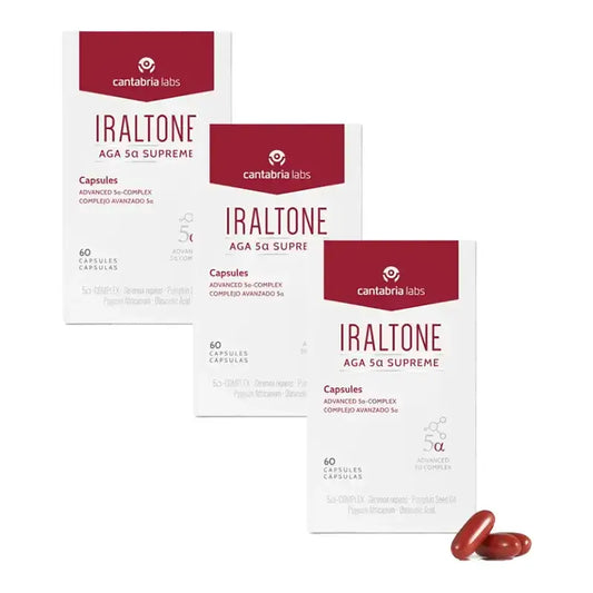Iraltone Aga 5α Supreme, pakkaus 3 x 60 kapselia