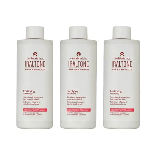Iraltone Fortifying Shampoo, Pack 3 X 400 Ml