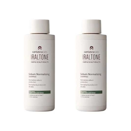 Iraltone talin tuotantoa säätelevä shampo, 2 x 200 ml:n pakkaus