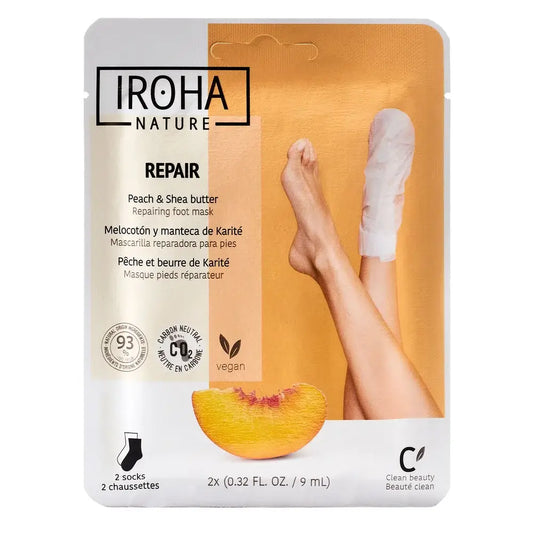 Iroha Nature -vartalonhoitotuotteet: sukat ja korjaavat kasvonaamiot, 20 ml