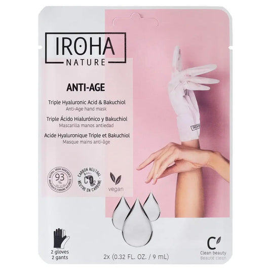 Iroha Nature Corporal -käsineet, ikääntymistä ehkäisevä kuorintavoide, 20 ml 