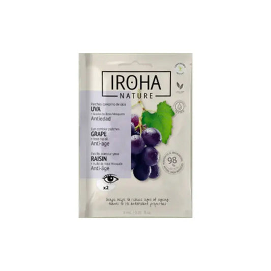 Iroha Nature Natural Extracts - ikääntymistä ehkäisevät silmälaastarit, 1 pari